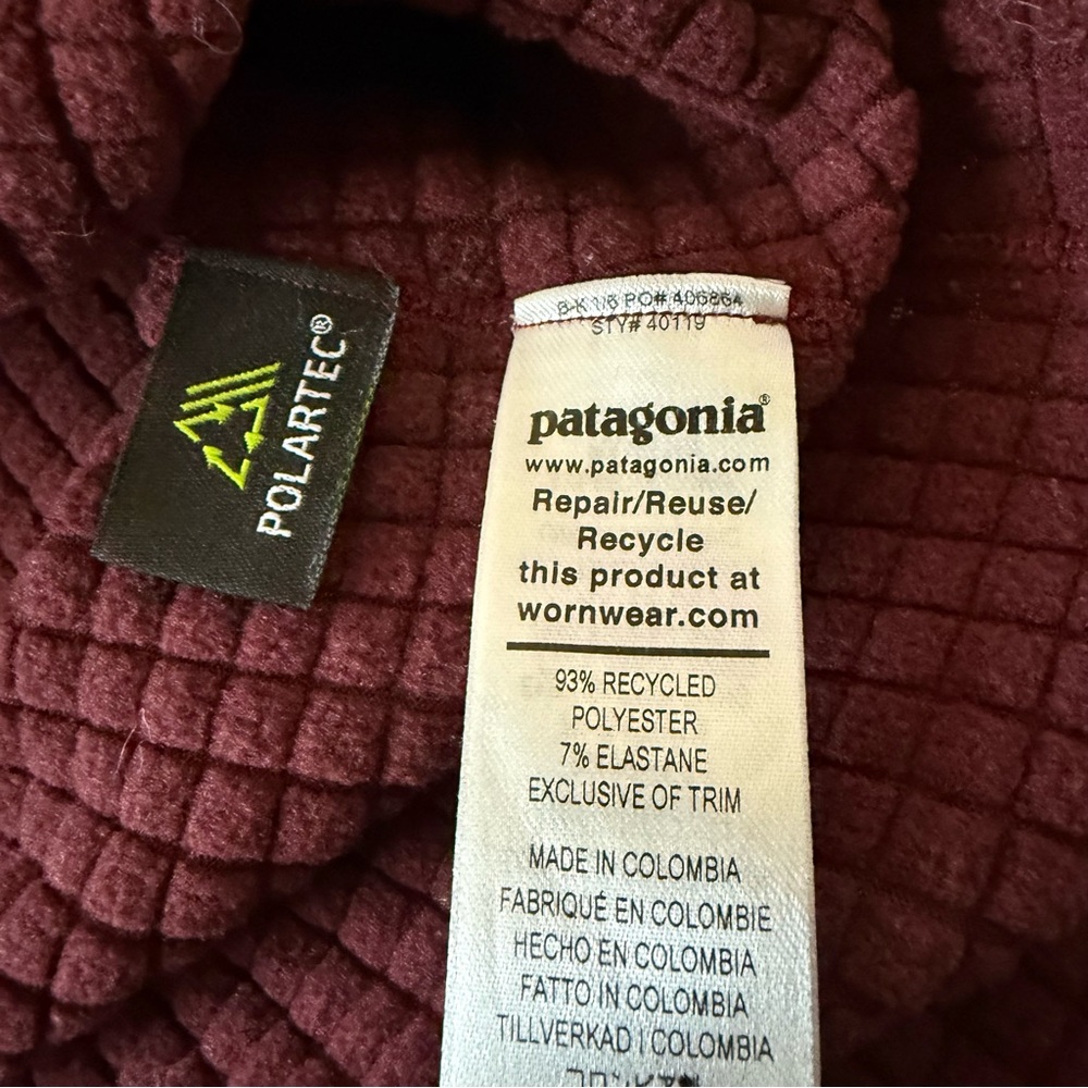 Patagonia Regulator polartec half zip. EUC like new - Picture 4 of 5